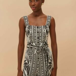 Off-White Monochrome Elegance Scarf LENZING™ ECOVERO™ Euroflax™ Romper